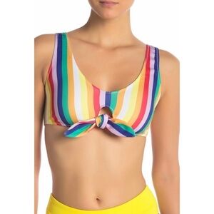 KENDALL&KYLIE X REVOLVE Rainbow Stripe Bikini Top